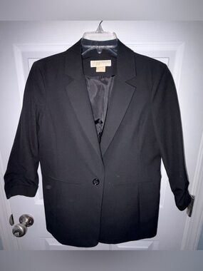 Michael Kors Black Women's Single-Button Blazer